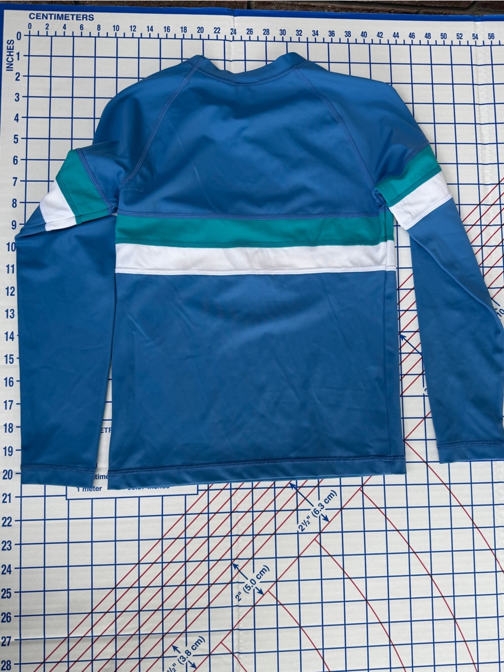 Hanna Andersson Light Blue Long Sleeve Swim Top - Picture 3 of 3